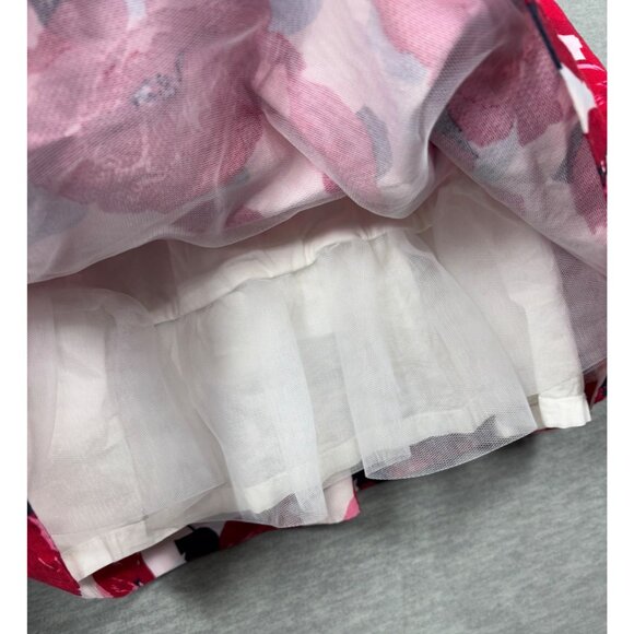 Janie and Jack Dress Toddler Girls Red Floral Sleeveless Dress 18-24 Mo‎ - Picture 2 of 8